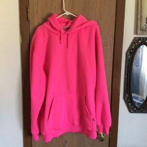 Hot pink hoodie